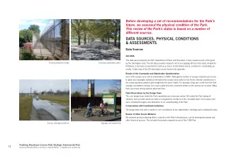 data sources, PhysIcal condItIons  &amp; assessments  Data Sources  GIS DATA  This data was