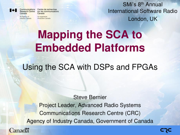 mapping the sca to