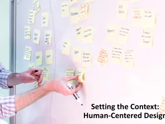 Human-Centered Design  Session Overview  Introduction to Human-Centered Design  Q&amp;A