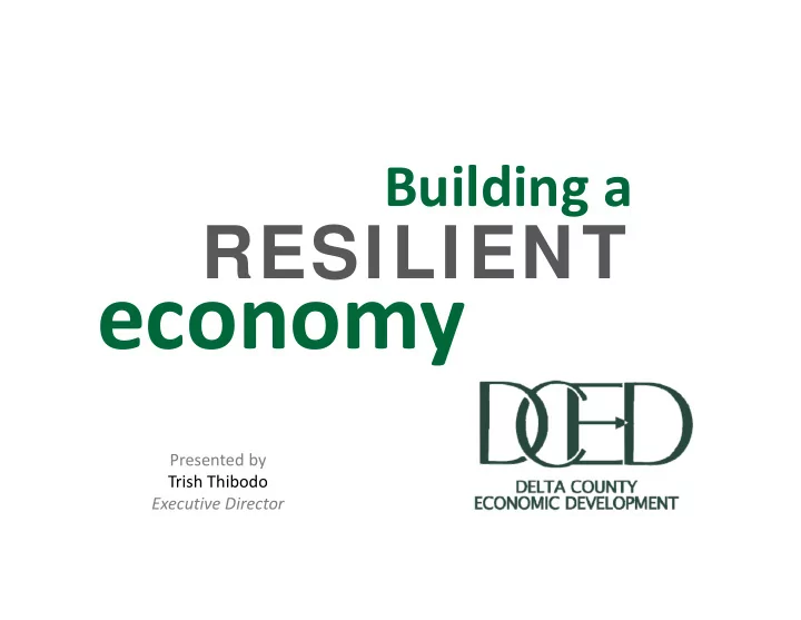 economy