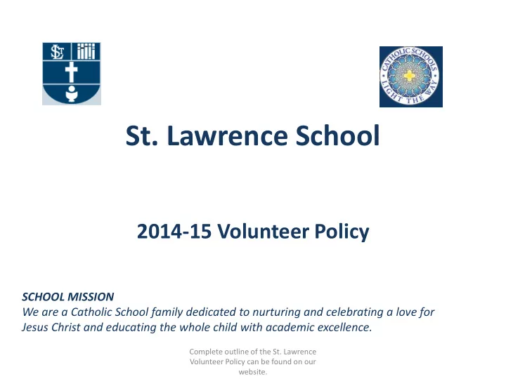 st lawrence school