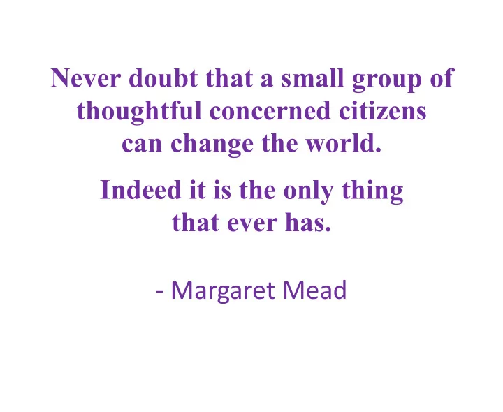 margaret mead goal of williams transco for the northeast