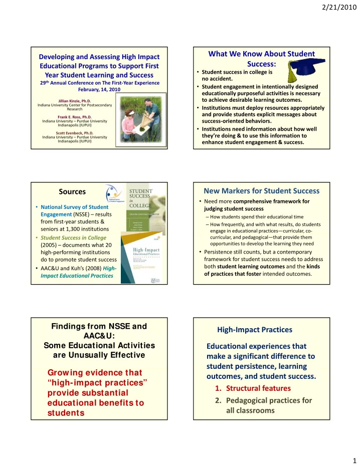 what we know about student