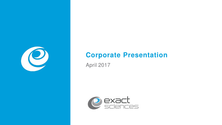 corporate presentation