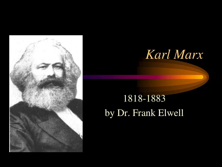 karl marx