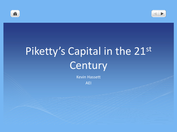 piketty s capital in the 21 st
