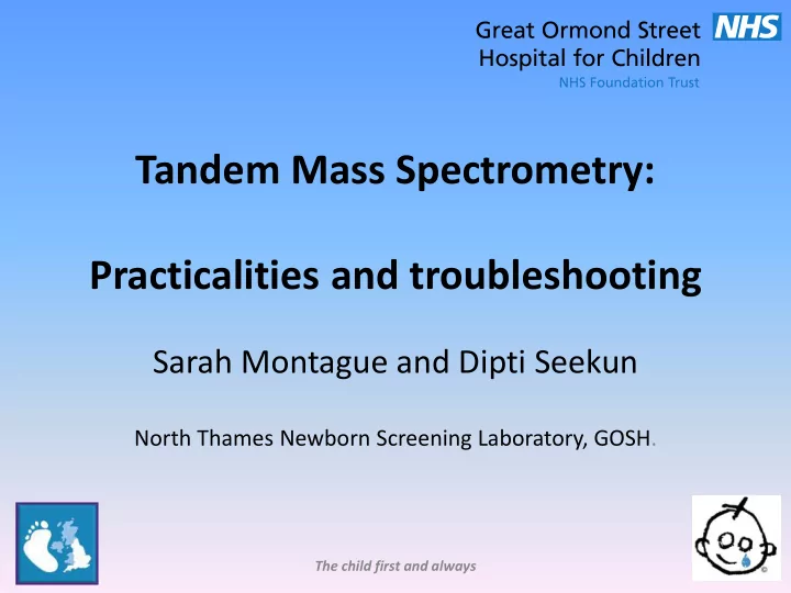 tandem mass spectrometry