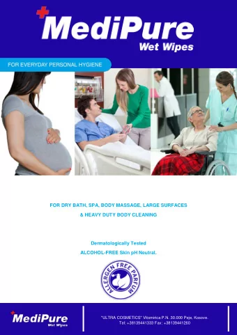 FOR DRY BATH, SPA, BODY MASSAGE, LARGE SURFACES  &amp; HEAVY DUTY BODY CLEANING  Dermatologically