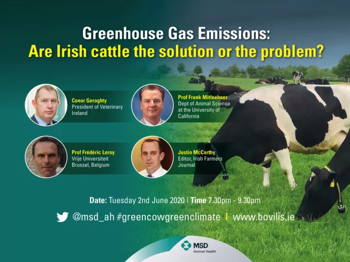 increasing efficiency to reduce ghg emissions genetics