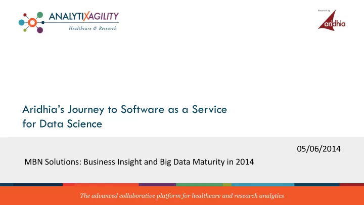 for data science