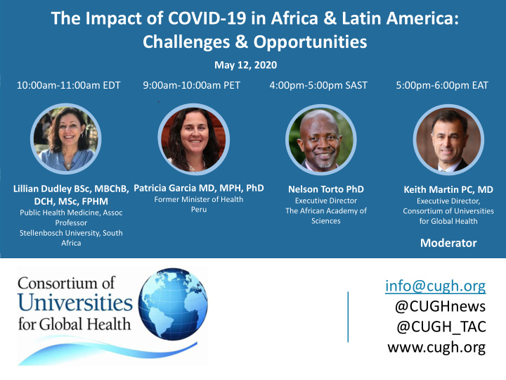 the impact of covid 19 in africa latin america challenges