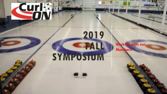 2019  FALL  Working with our  Members  SYMPOSIUM  2018-19  Year in Review  2019-2020 BOARD of