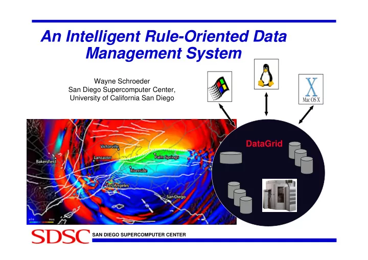 an intelligent rule oriented data management system