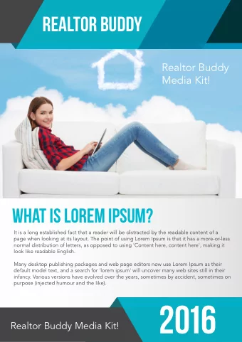 2016  Realtor Buddy Media Kit!  Where does it come from?  Contrary to popular belief, Lorem Ipsum
