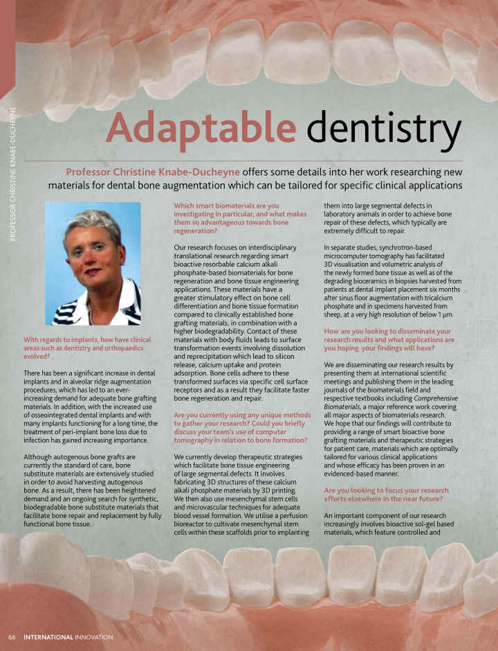 adaptable dentistry