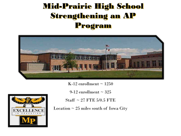 mid prairie high school strengthening an ap program