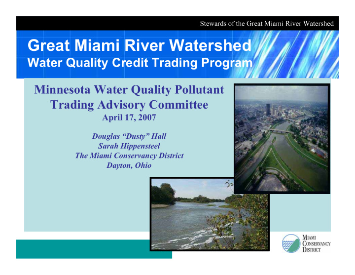 great miami river watershed