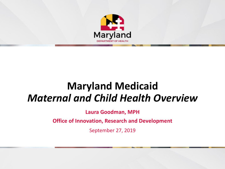 maternal and child health overview