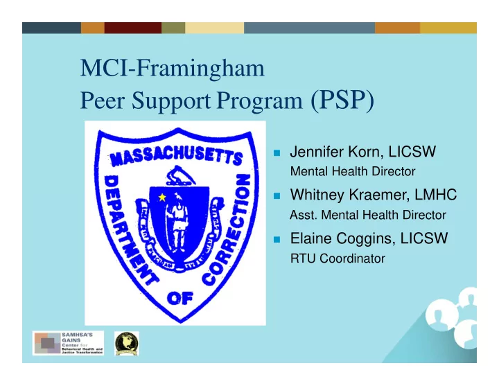 peer support program psp