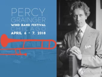 Abo  bout  ut Music  ic Cele  lebr  brations  ations  MCI is a full-service concert and festival