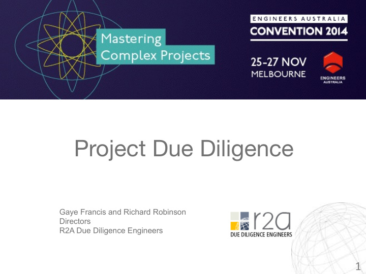 project due diligence