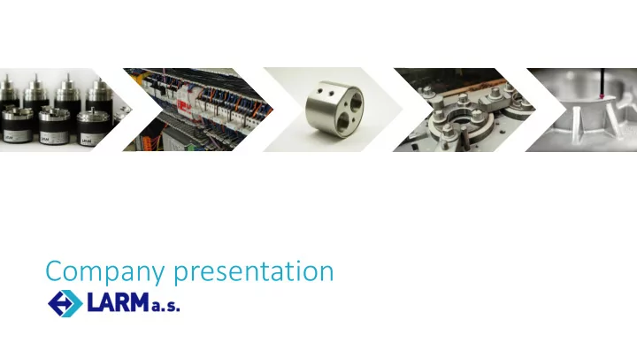 company presentation about us