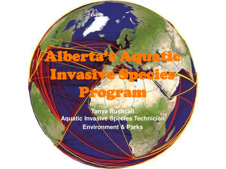 alberta s aquatic invasive ive species ies progr gram am