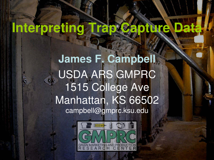 interpreting trap capture data