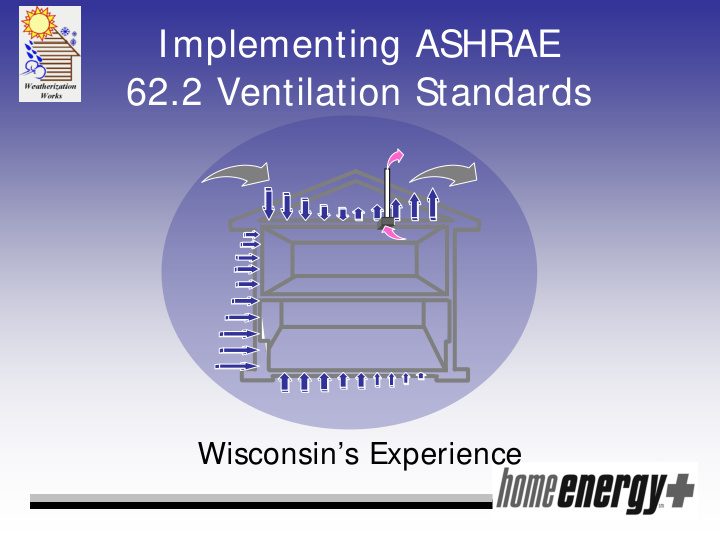 implementing ashrae 62 2 ventilation standards