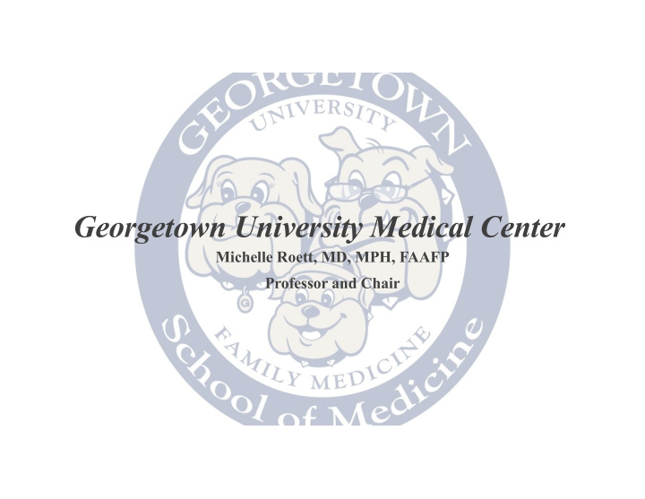 georgetown university medical center