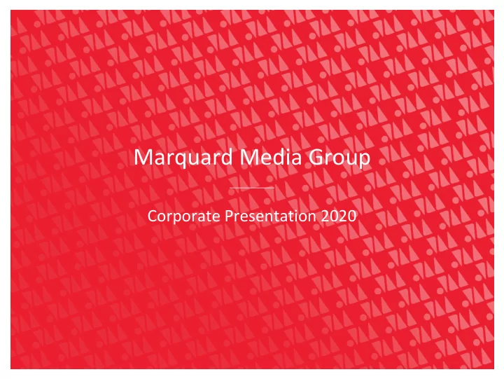 marquard media group