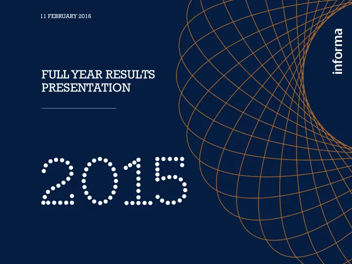 full year results presentation stephen a carter group