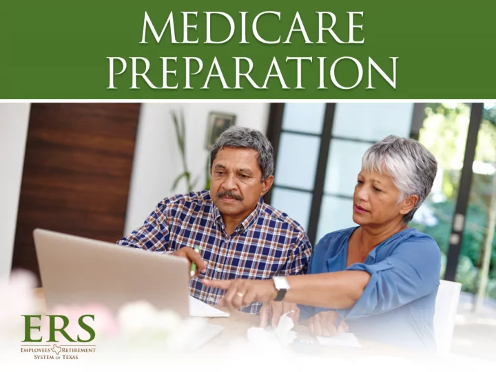 medicare preparation topics