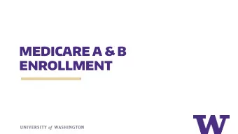 MEDICARE A &amp; B  ENROLLMENT  AGENDA &gt; Introduction &gt; PEBB Retiree Health Insurance &gt;
