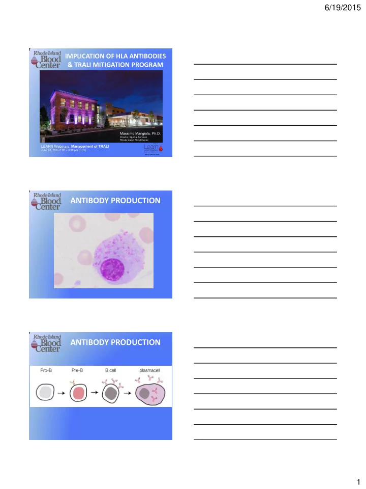 antibody production antibody production