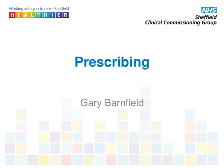 prescribing