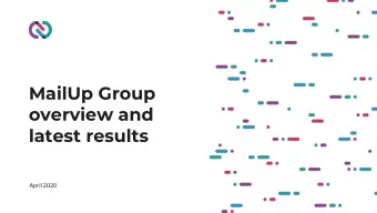 latest results  April 2020  1  About Us  2  Business Units  Agenda  3  Industry &amp; Strategy  4