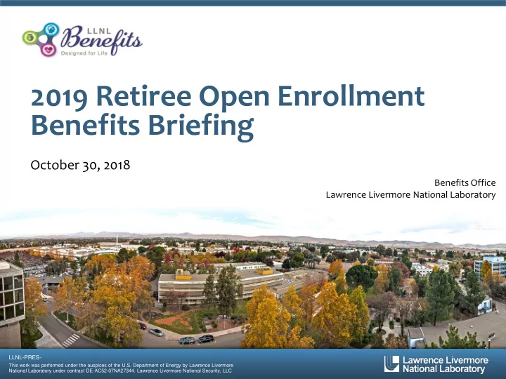 benefits briefing
