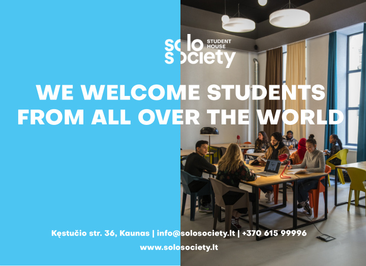 we welcome students from all over the world
