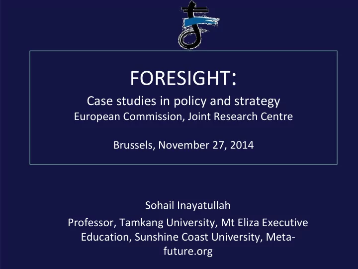 foresight