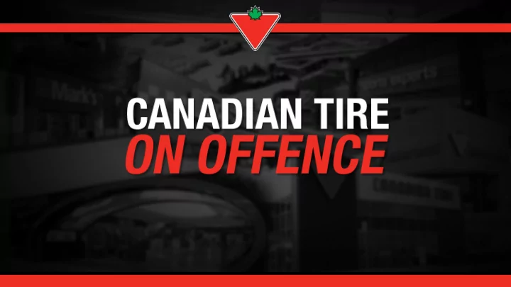 chief executive officer canadian tire corporation