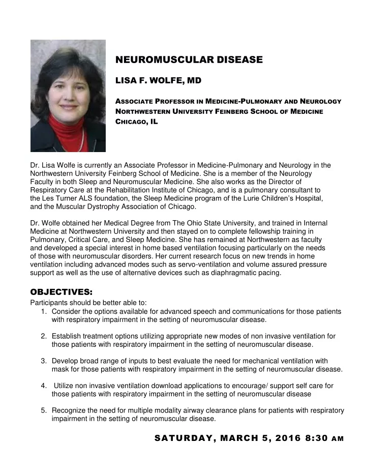 neuromuscular disease