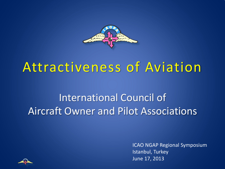 attractiveness of aviation