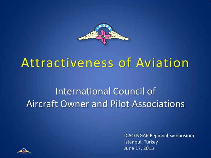 attractiveness of aviation