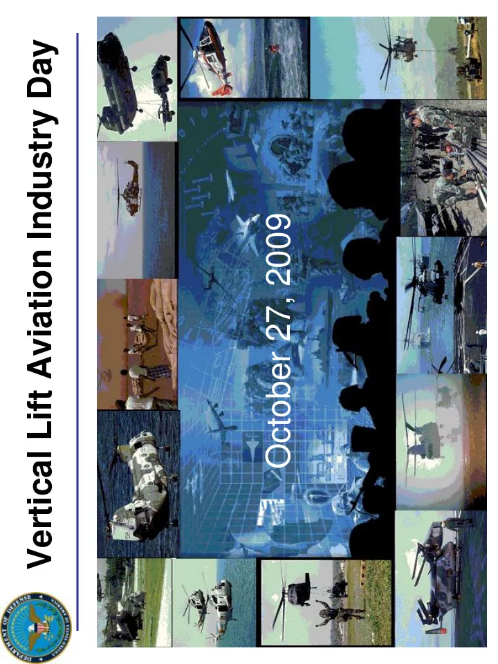 vertical lift aviation industry day october 27 2009