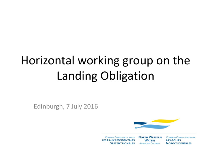 landing obligation