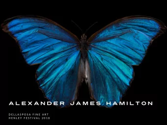 A L E X A N D E R  J A M E S  H A M I L T O N  D E L L A S P O S A  F I N E  A R T  H E N L E Y  F