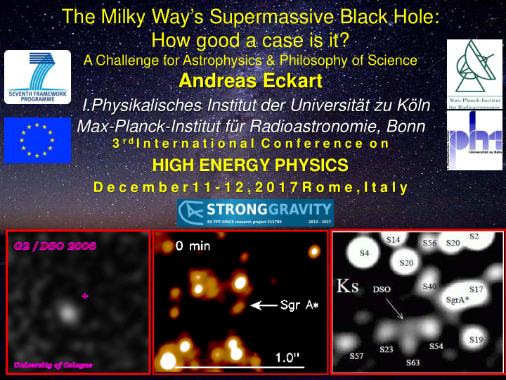 the milky way s supermassive black hole how good a case