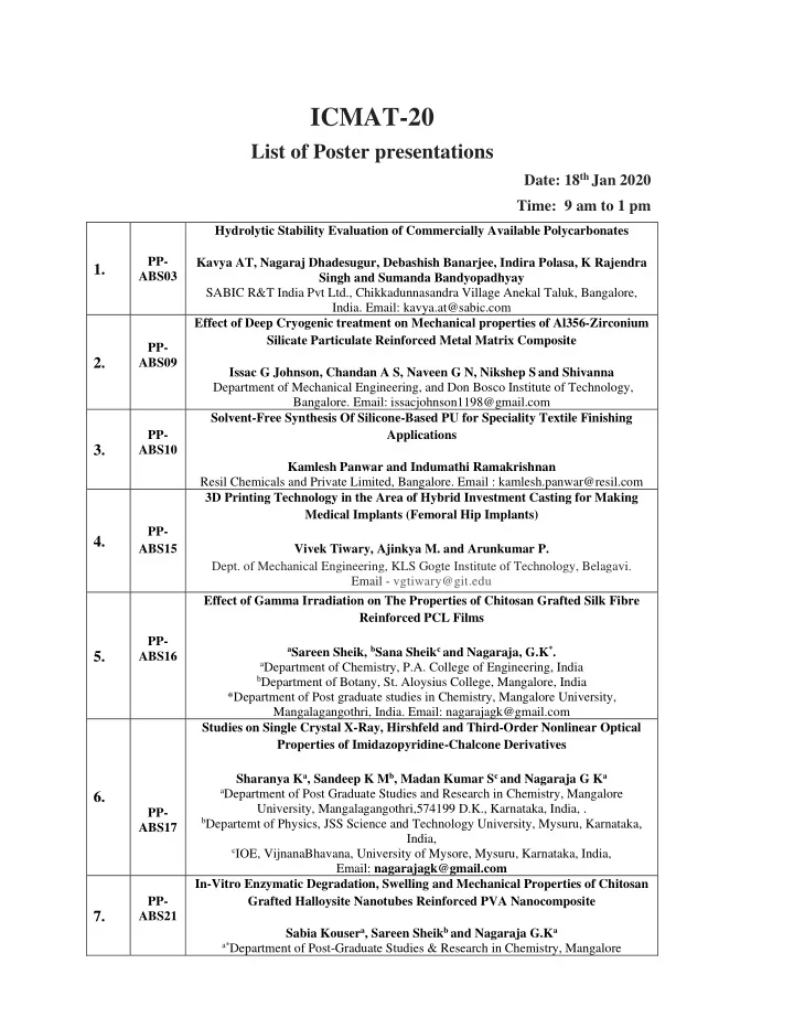 icmat 20
