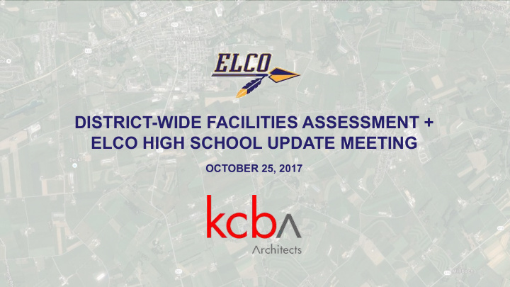district wide facilities assessment elco high school